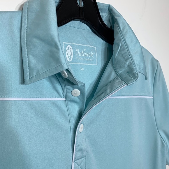 NWT Outback Trading Co Jane Athletic Mint‎ Polo MD - Picture 1 of 7